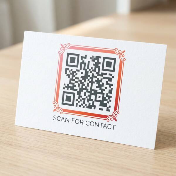 黄色仓库商务二维码